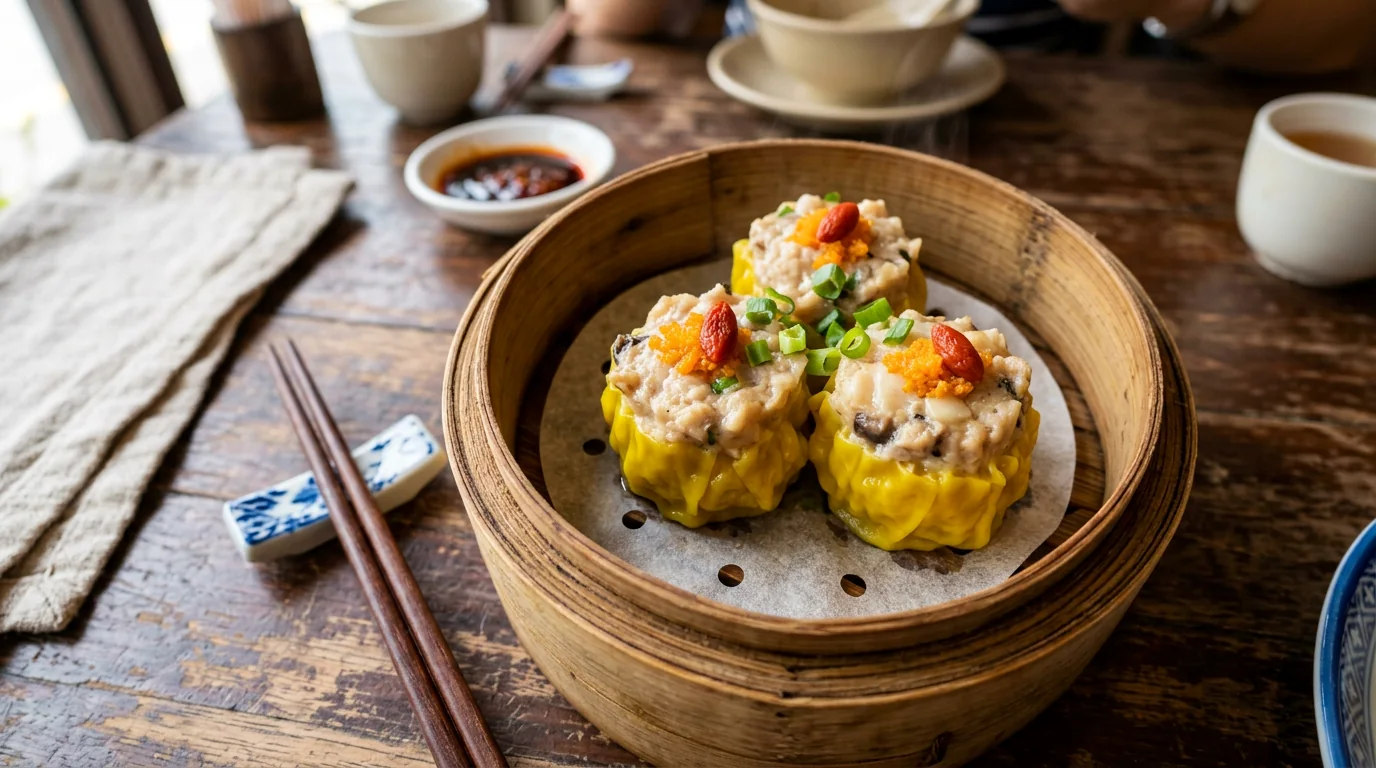 Prepared dim sum curated for practical kitchen use