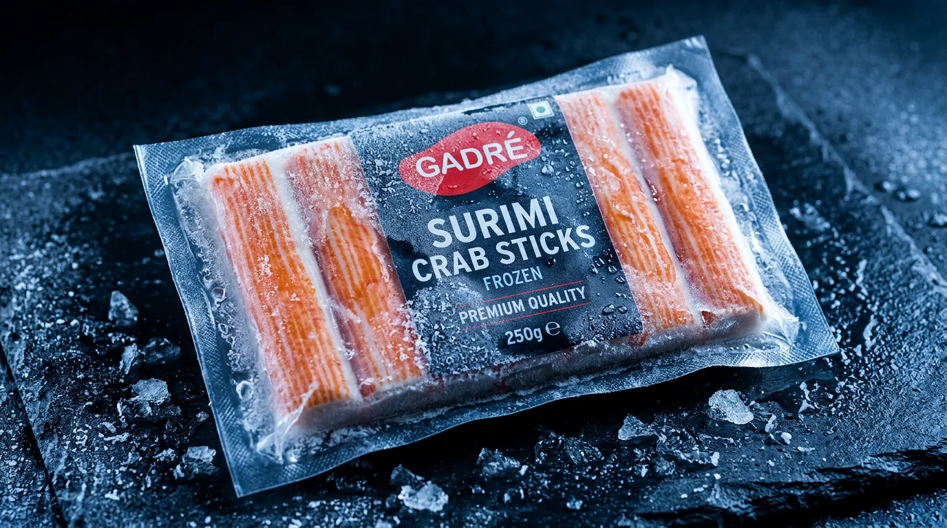 Packaged frozen products ready for reliable supply